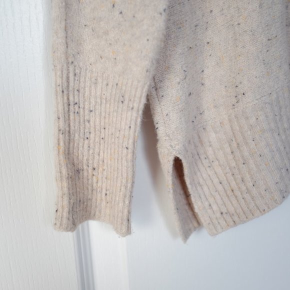 Anthropologie Ruby Moon oatmeal mock neck baby soft cotton sweater XS - Picture 5 of 10